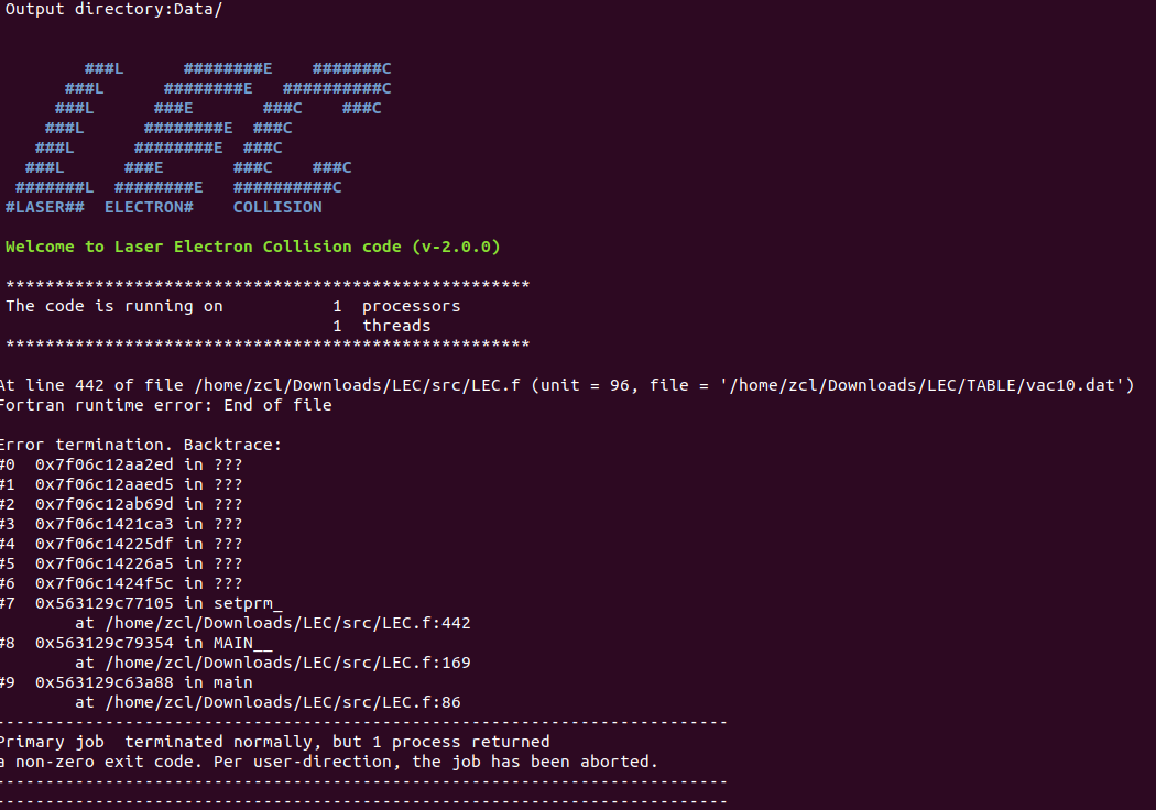 unable to run · Issue #11 · ELI-NP/LEC · GitHub