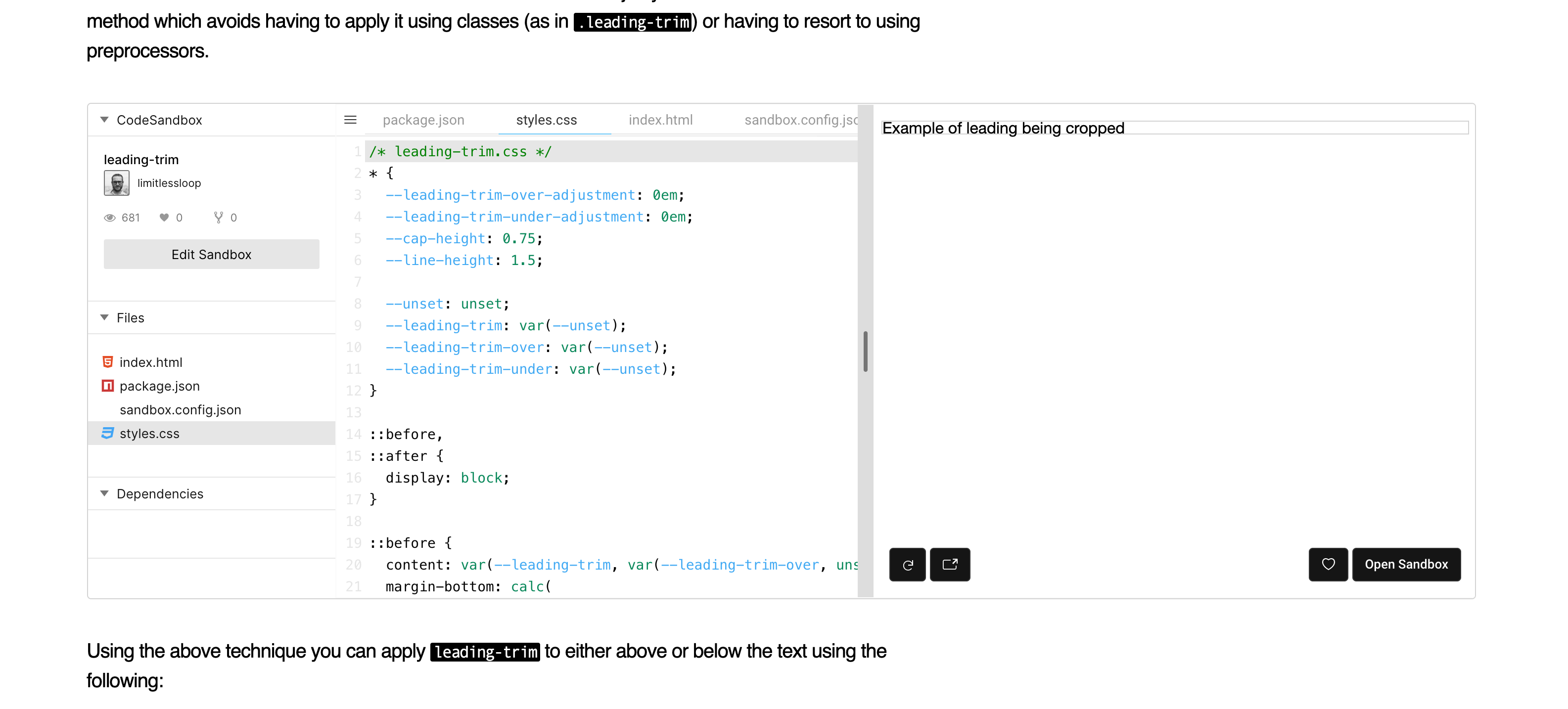 Option to hide menu on embed · Issue #3747 · codesandbox/codesandbox ...