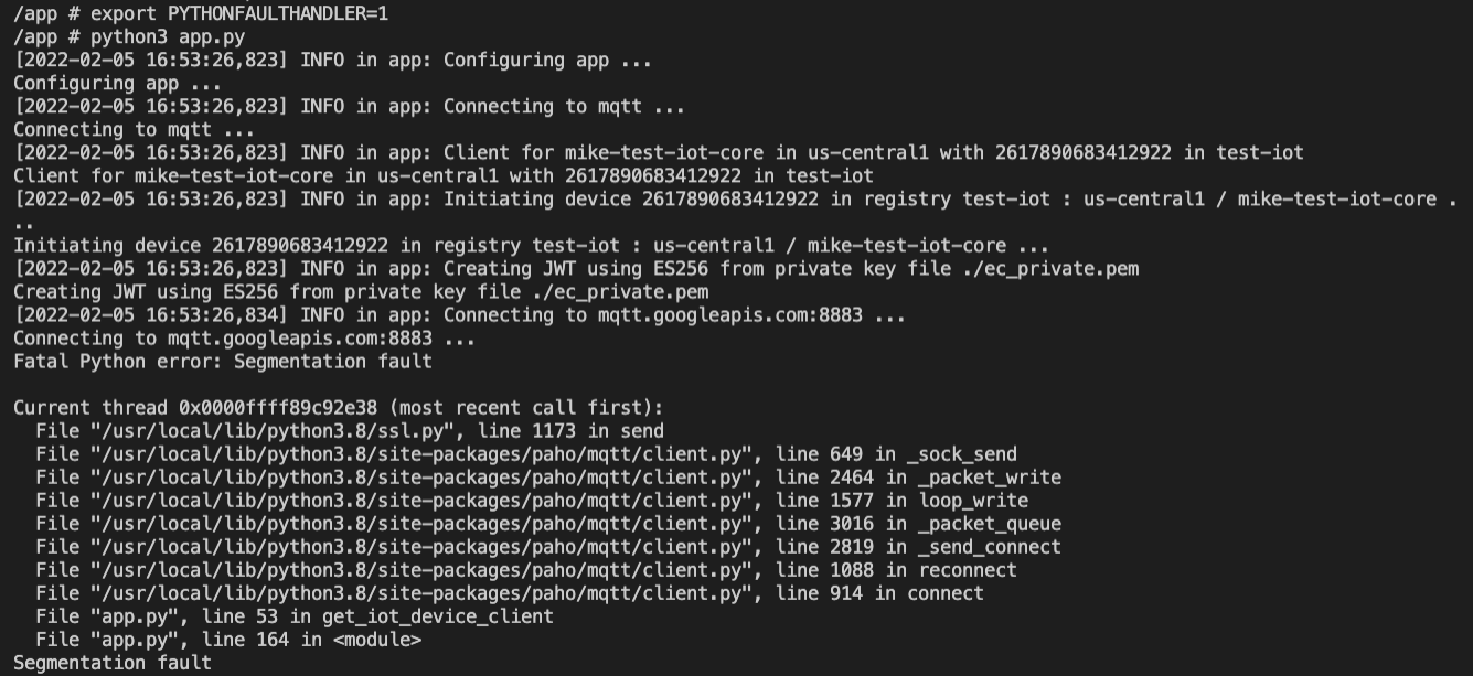 Example Google Cloud IoT Core application with Python and Docker · GitHub