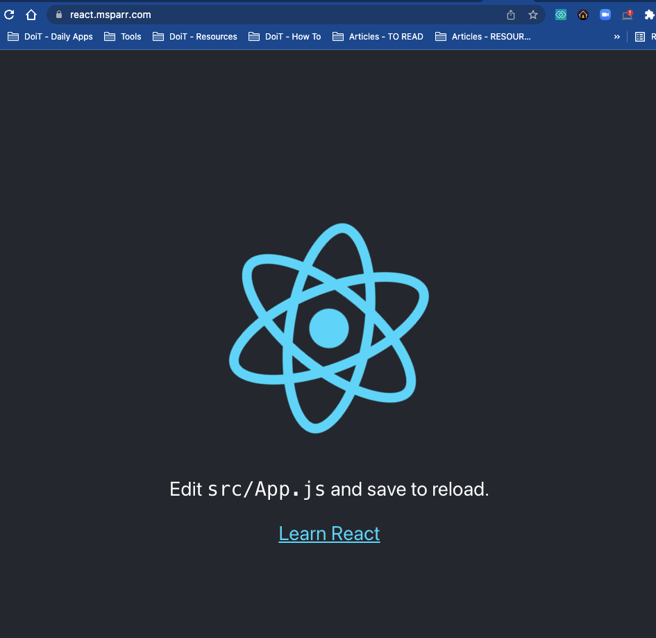 Example deploying a static React application to Google Cloud Storage ...