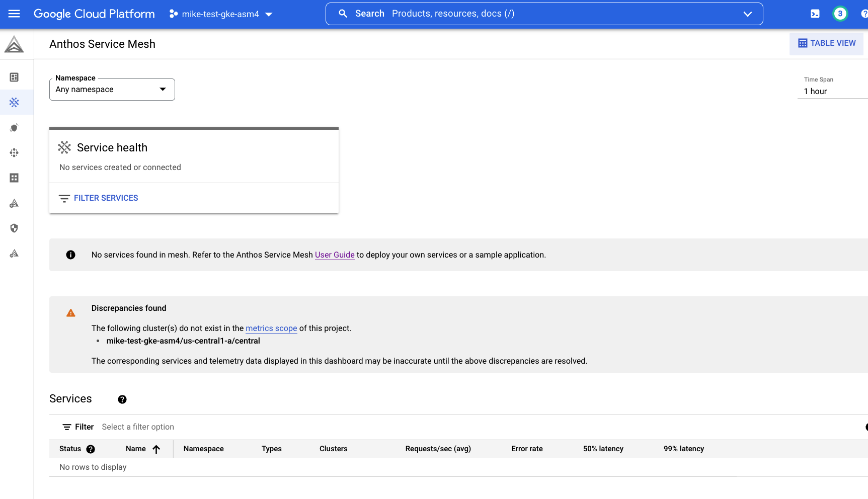 Testing out Anthos Service Mesh Quickstart · GitHub