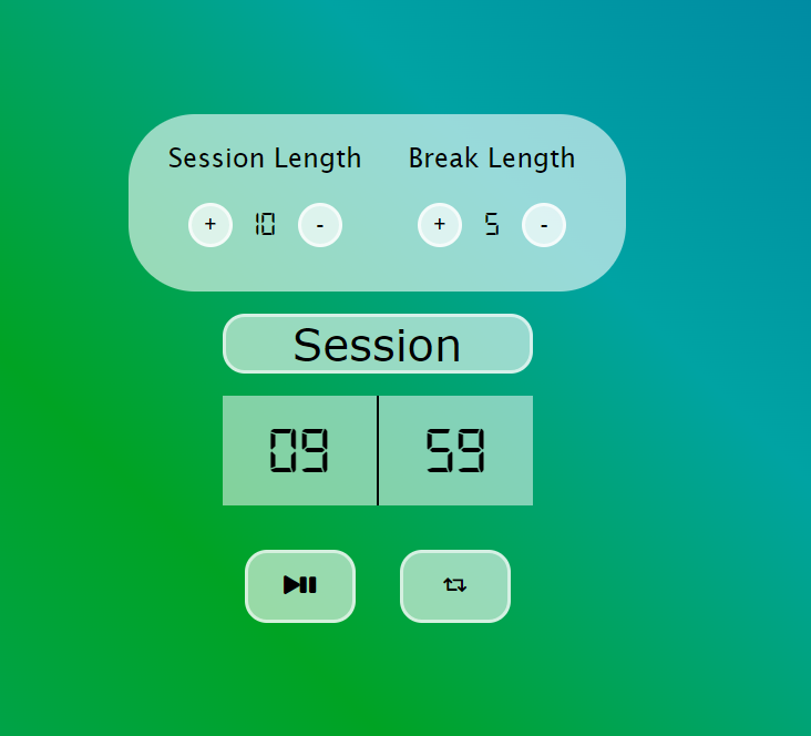 GitHub - shivang02/pomodoro-clock: A simple Pomodoro Clock built using ...