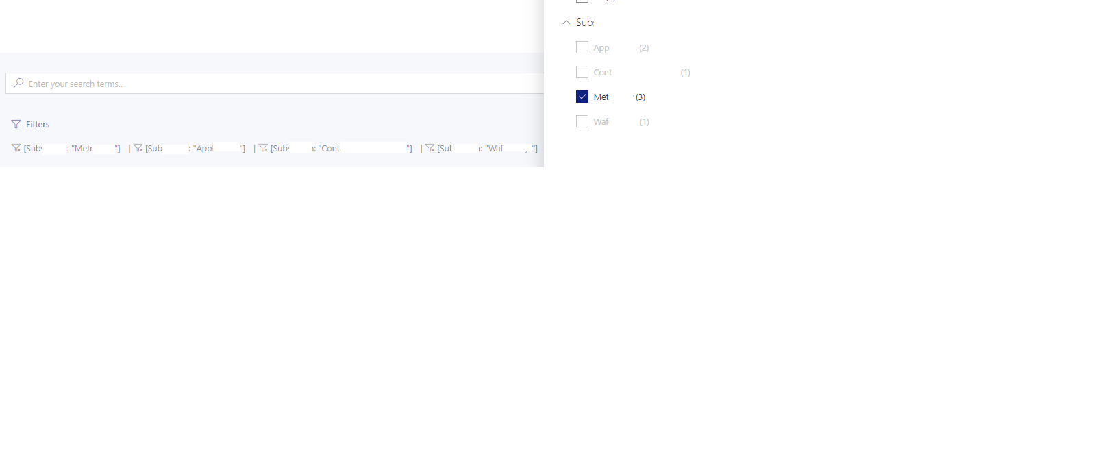 Search Results: query string parameter "filters" not displaying any ...