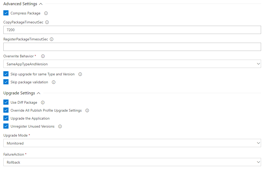 Service Fabric Application Upgrade overall time · Issue 17472