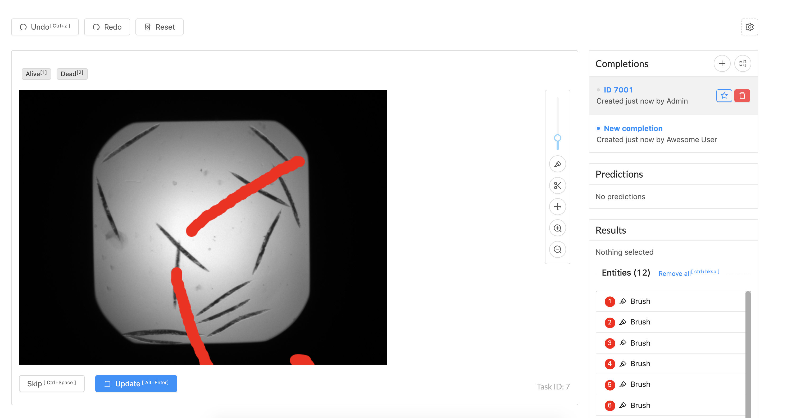 Labels skewed when viewing after submission · Issue #276 · HumanSignal ...