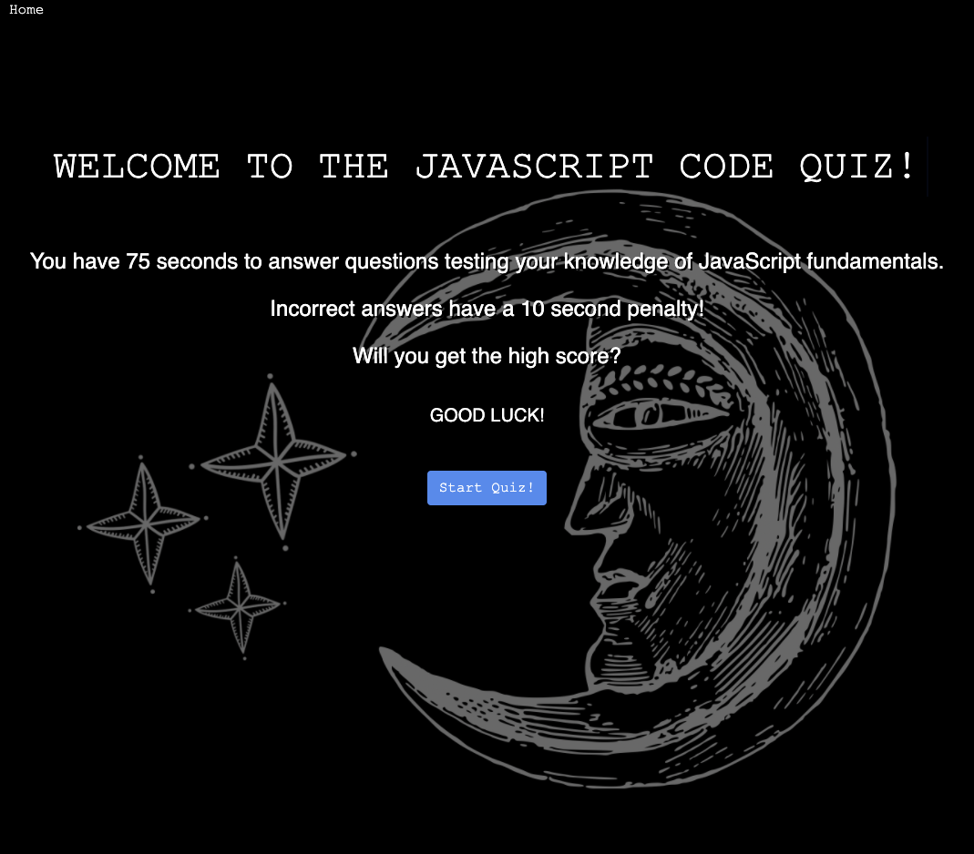 GitHub - Anvarxon/code-quiz-main: JavaScript Quiz