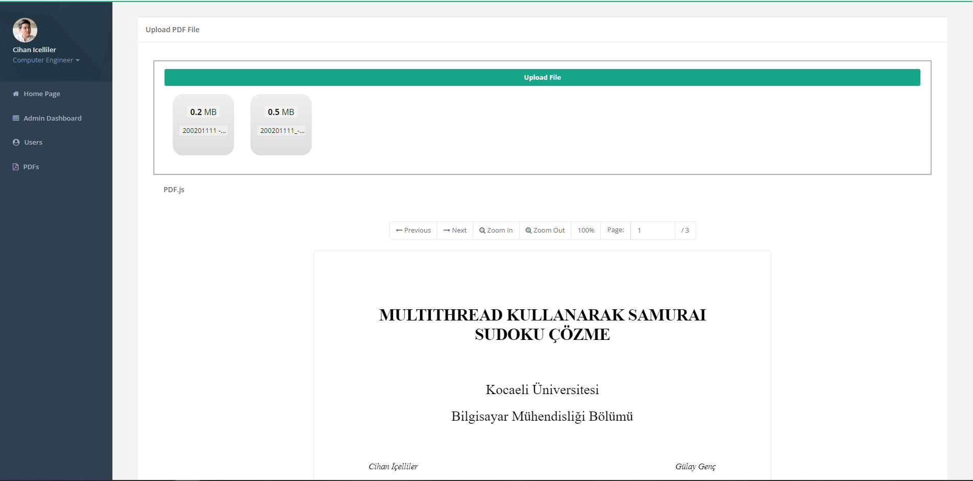 Github Cihanicelliler Pdfviewerwebsite