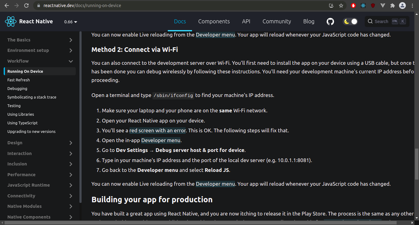 Horizontal scrollbar appears in HD screens · Issue 2829 · facebook/reactnativewebsite · GitHub
