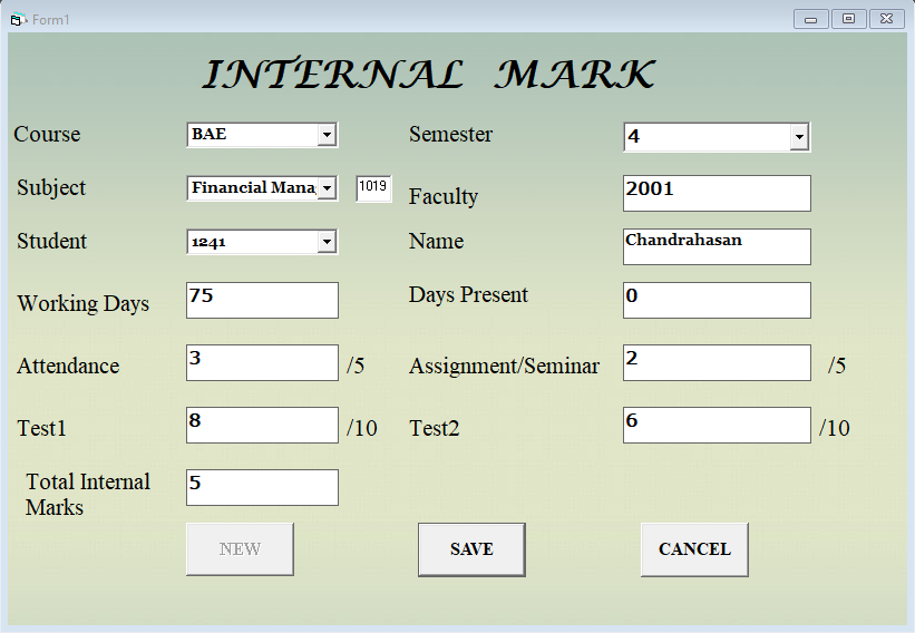 GitHub - sandramohan/College-Academic-System: The intention of ...