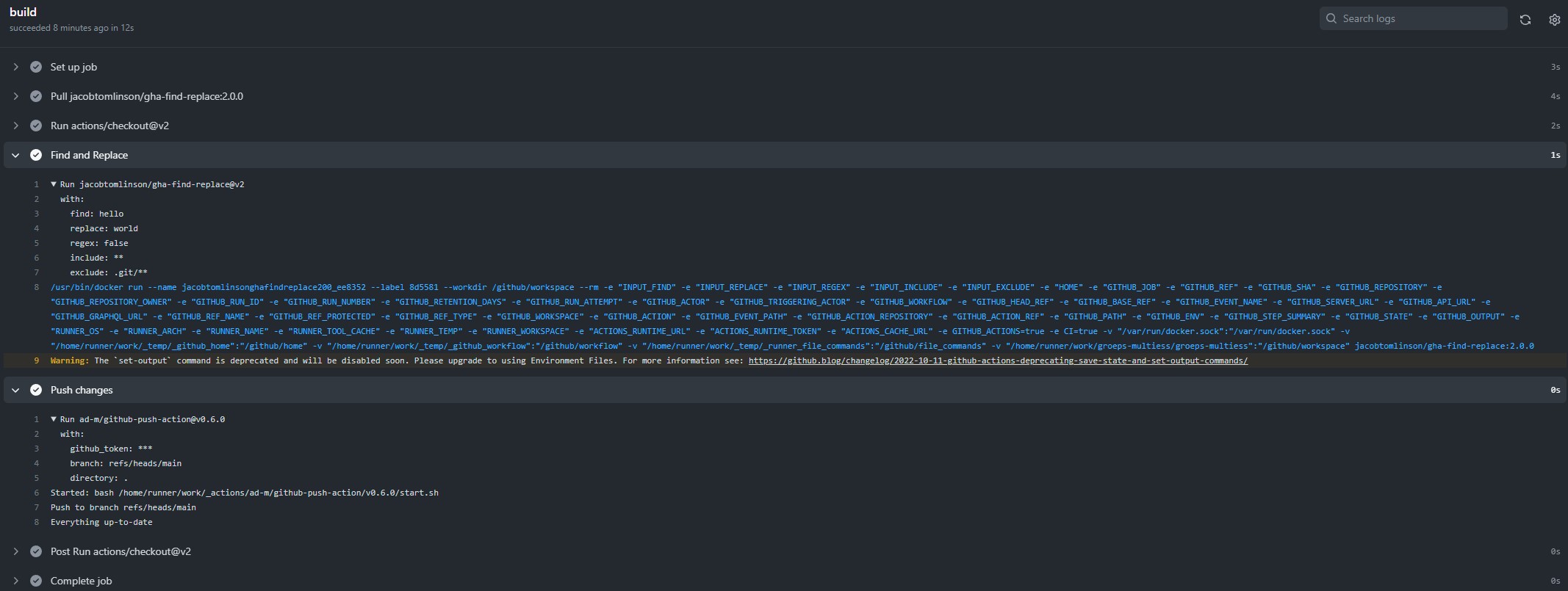 github jacobtomlinson Images High Quality Grahic What am i missing ? · Issue #48 · jacobtomlinson/gha-find-replace · GitHub
