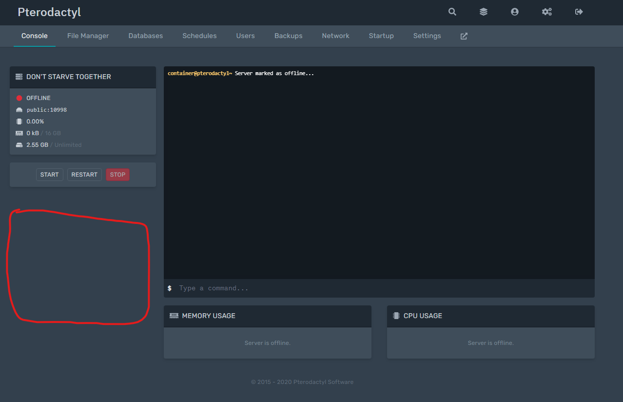 Add memo column to server console · Issue #3471 · pterodactyl/panel ...
