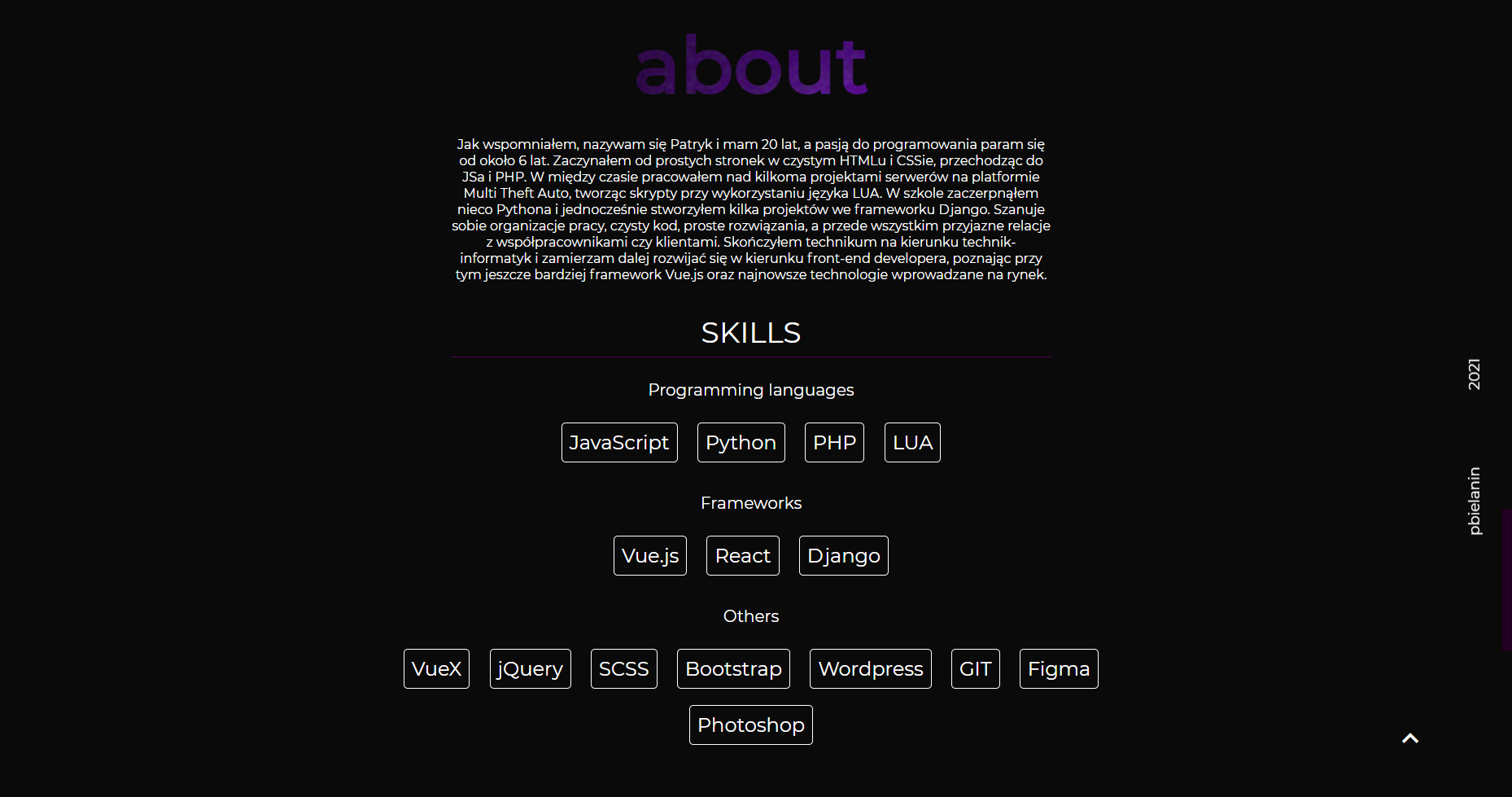 GitHub - PatrykBielanin/old-personal-website: My personal website ...