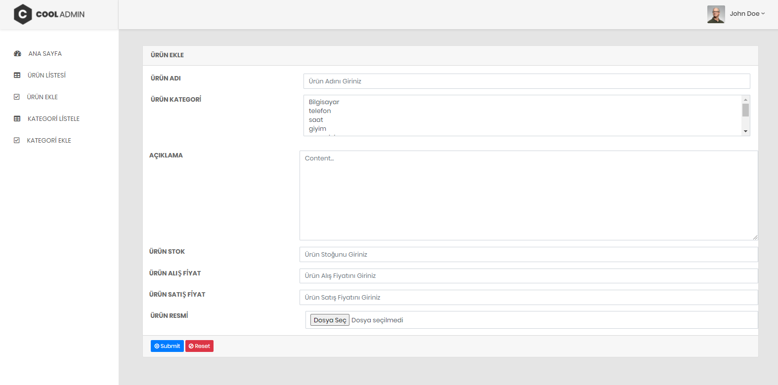 GitHub - hkndemir/my-first-web-project: a simple e commerce site