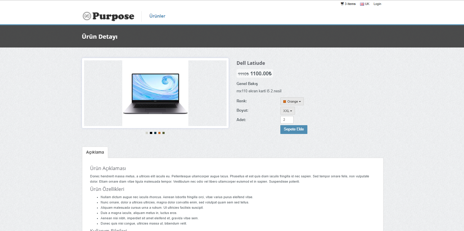 GitHub - hkndemir/my-first-web-project: a simple e commerce site
