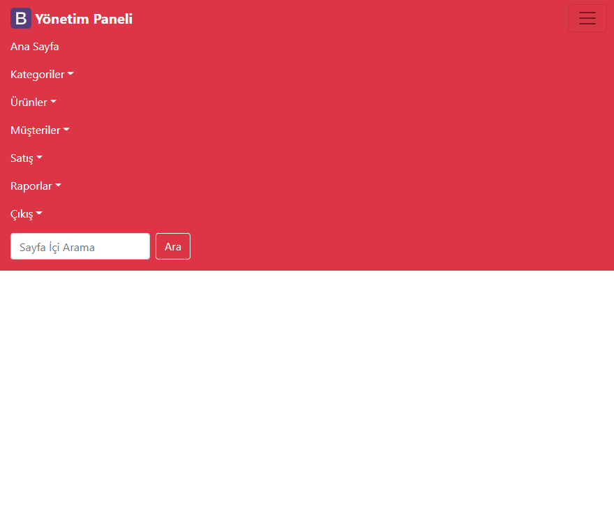 GitHub - hkndemir/management-panel-design: basic admin panel design