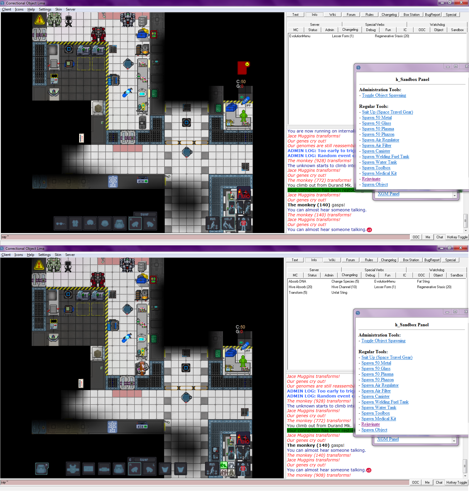 lesser transform - closet