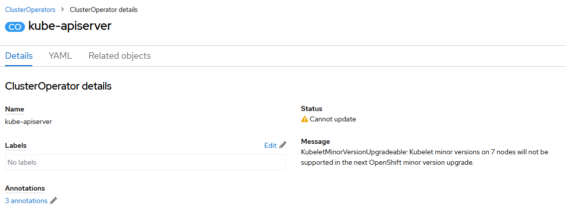Upgrade to 4.12 stuck at 94% · okd-project · Discussion #1480 · GitHub