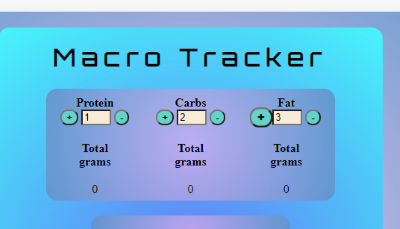 GitHub - paulfitzpatrick85/CI-Portfolio-Project-2: Macro Tracker web app
