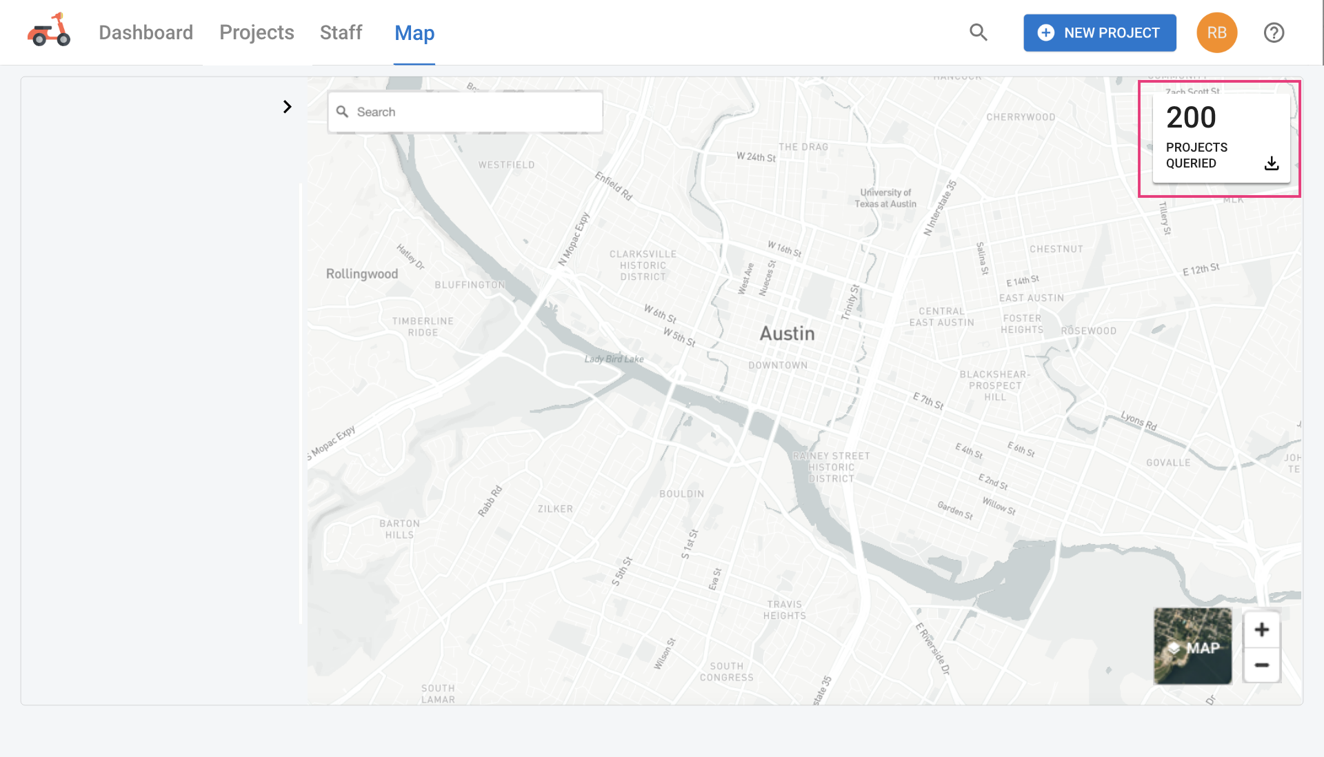 Projects Map | Implement MVP · Issue #9783 · cityofaustin/atd-data-tech ...