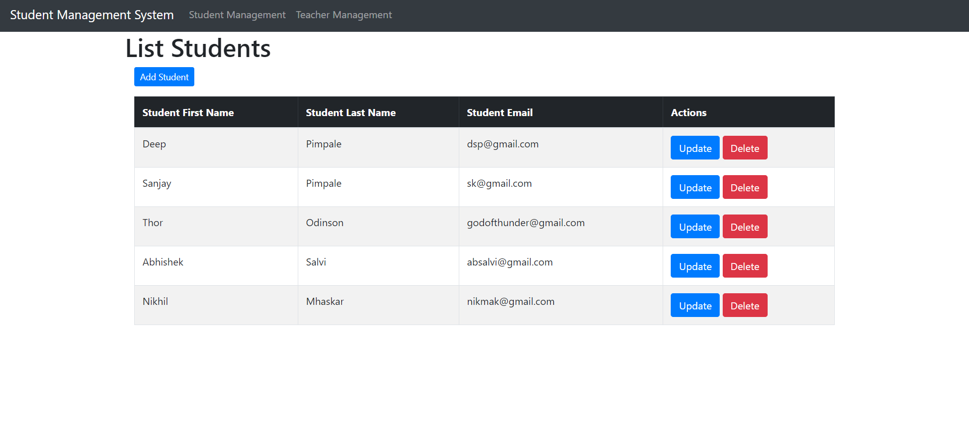 GitHub - dsp0205/Student-Management-System