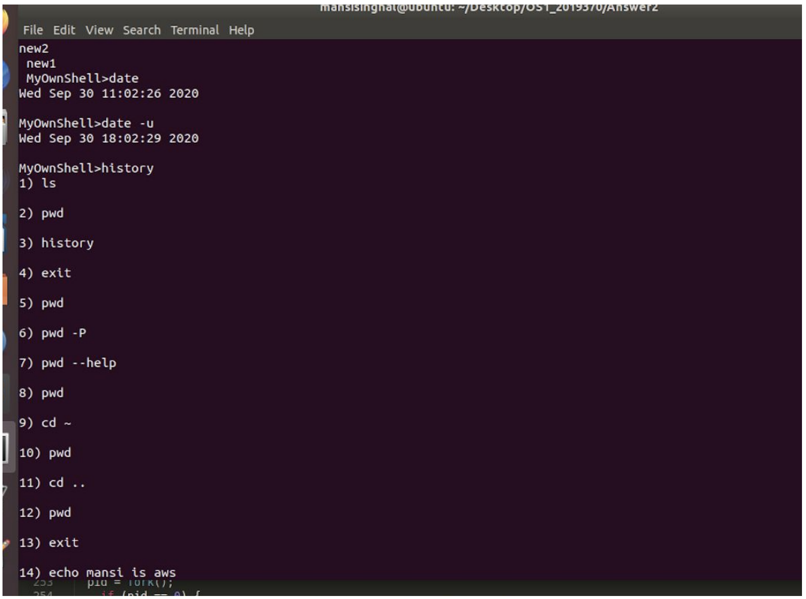 GitHub - mansisinghal25/shell: Designed an interactive shell in C using ...
