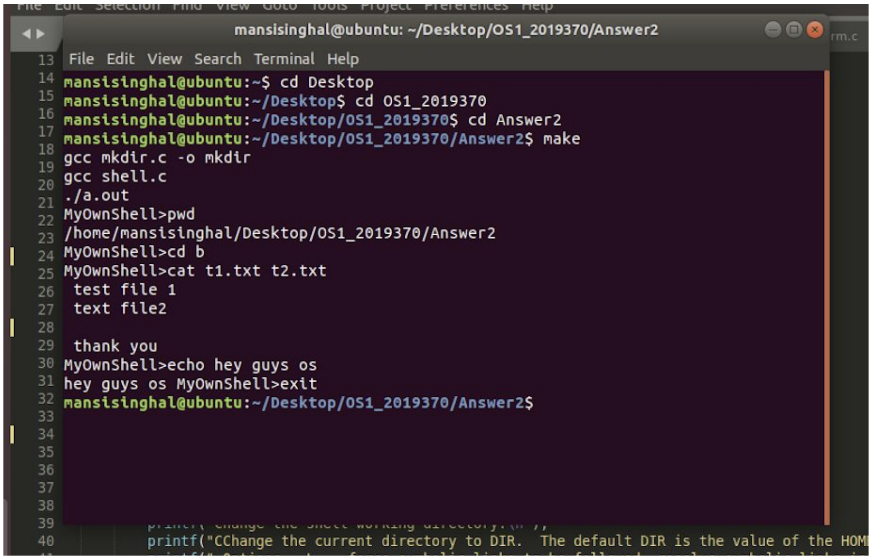 GitHub - mansisinghal25/shell: Designed an interactive shell in C using ...