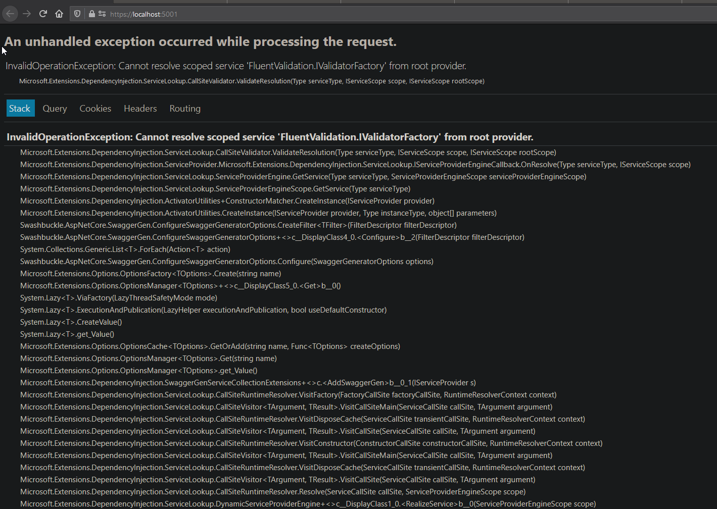 Fails to run with FluentValidation 10 Preview 2 · Issue #78 · micro ...