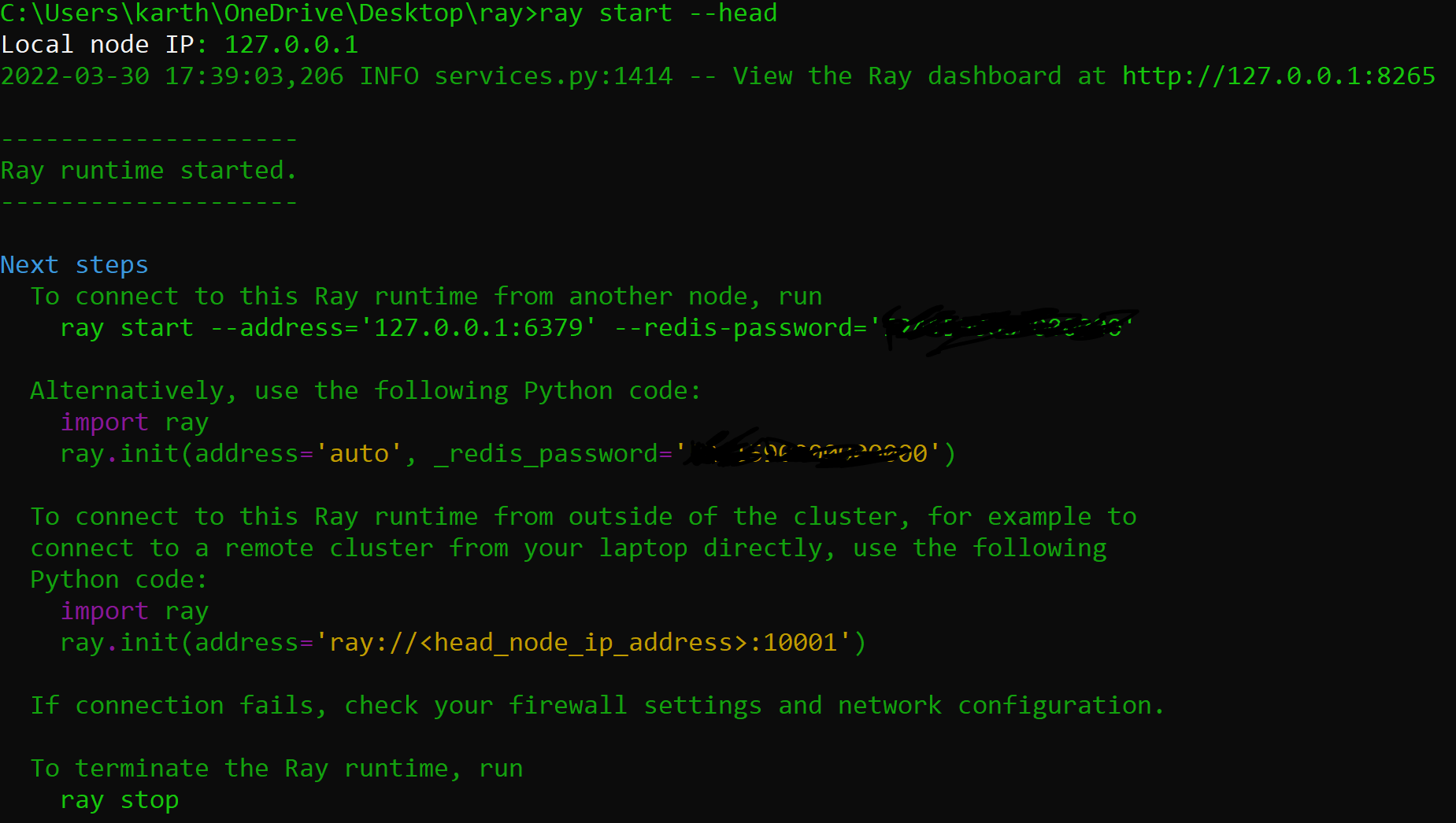 [Bug][Core] Issue on connecting to a worker node · Issue #23611 · ray ...