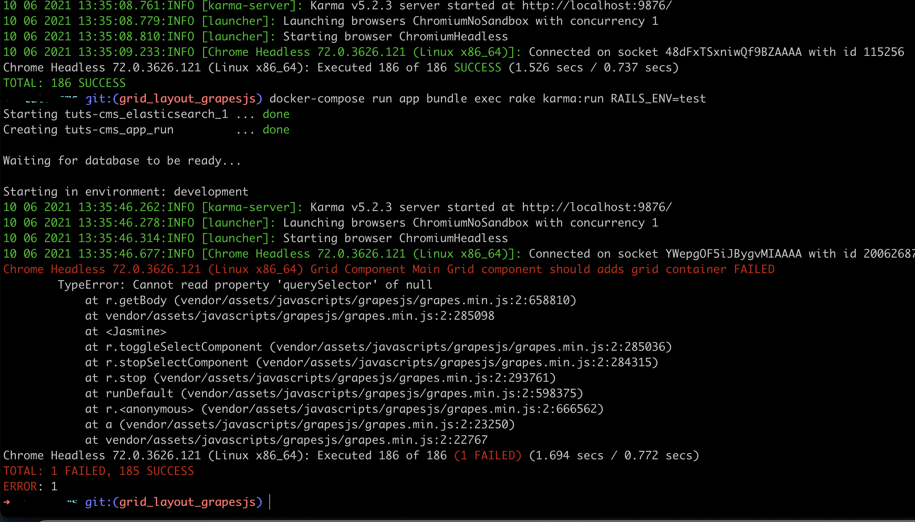 I wasn't able to unit test grapesjs components · Issue #3528 · GrapesJS ...