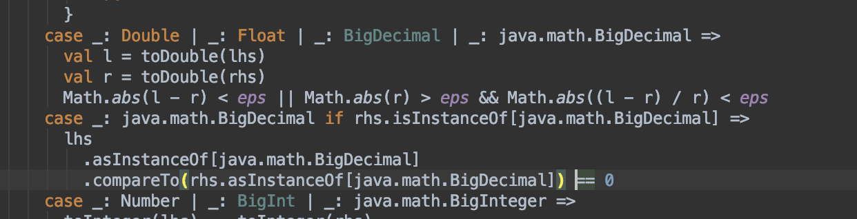 [BUG] error compare BigDecimal · Issue #928 · pingcap/tispark · GitHub