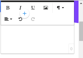 The Quick Insert button appears above the toolbar. · Issue #3393 ...