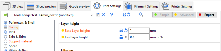 Multiple Extruders - Layer height cant be greater than nozzle diameter ...