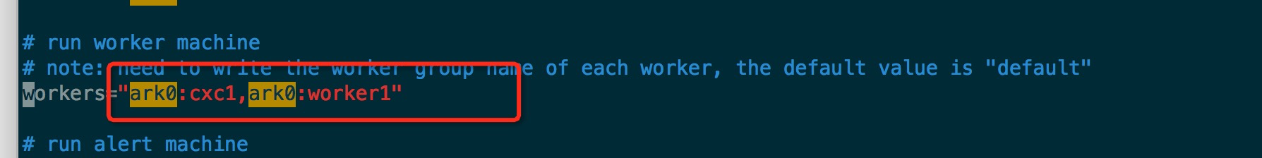 [Bug][worker-config] Worker group is not correct in conf/ worker ...