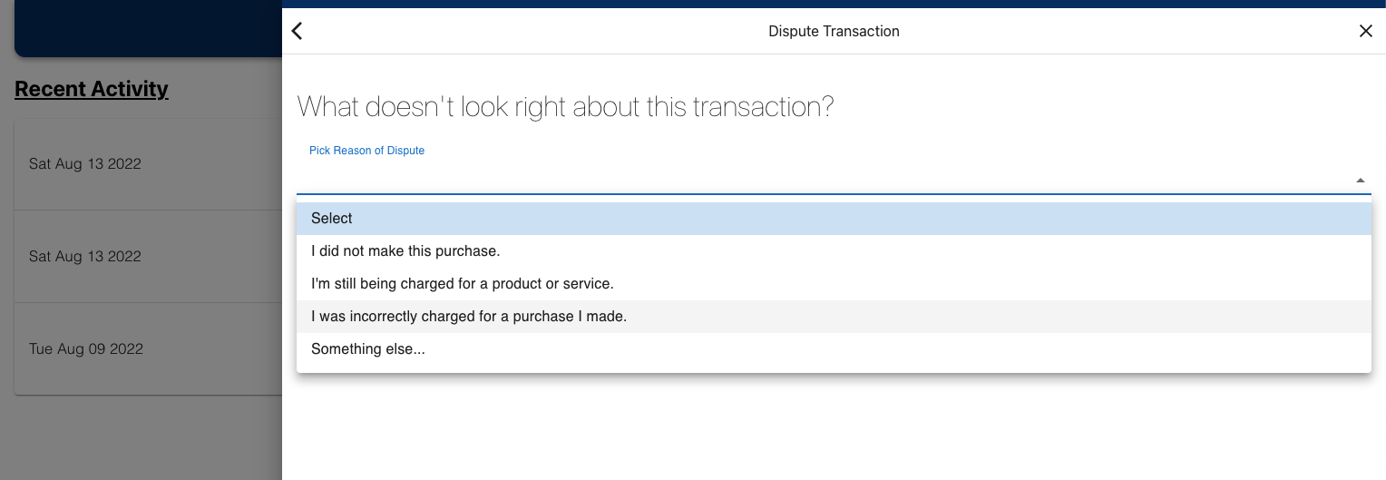 GitHub - asand017/transaction-dispute: Transaction dispute module for a ...