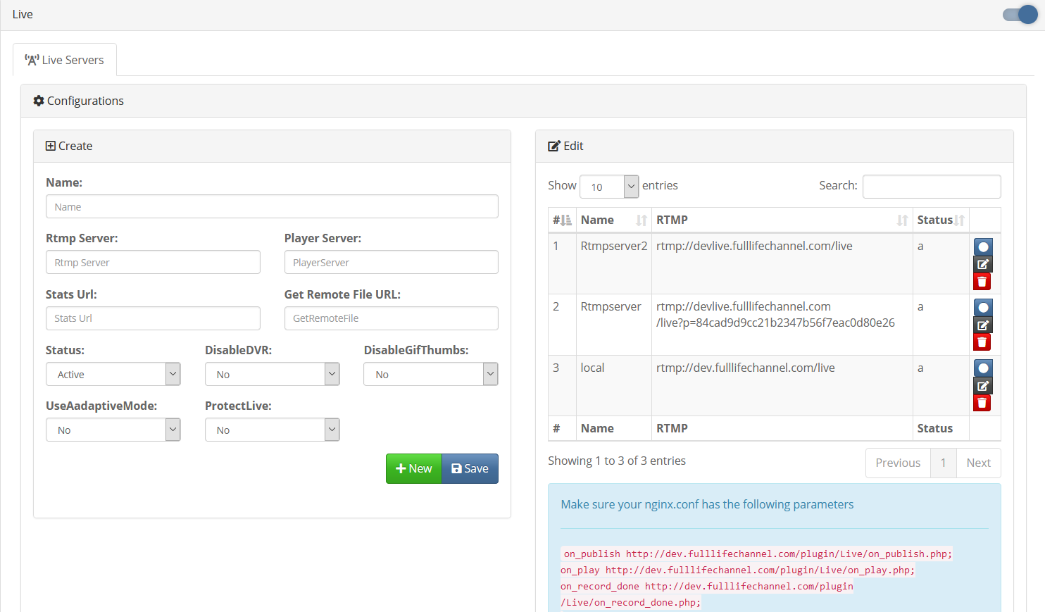 LIVE Servers configuration · Issue #3929 · WWBN/AVideo · GitHub
