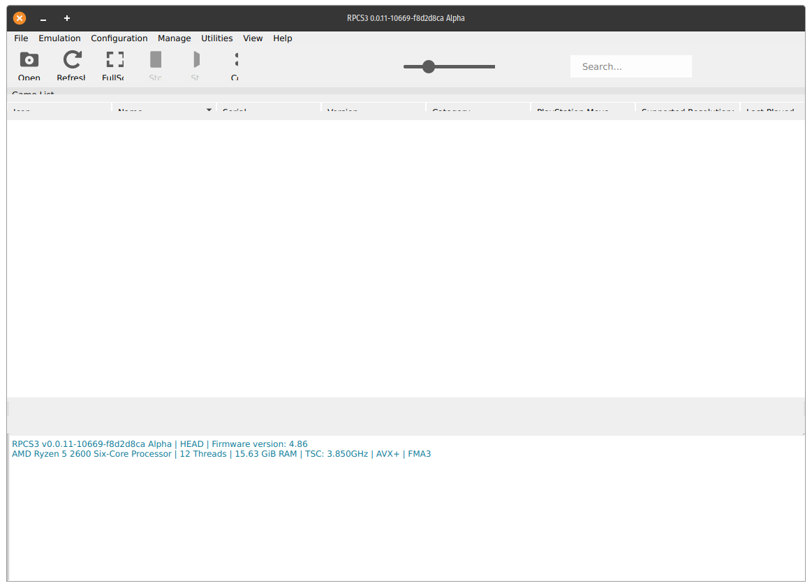 Linux : Graphic interface · Issue #8637 · RPCS3/rpcs3 · GitHub
