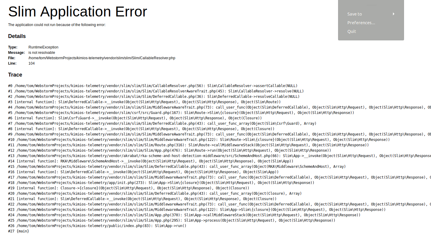 error