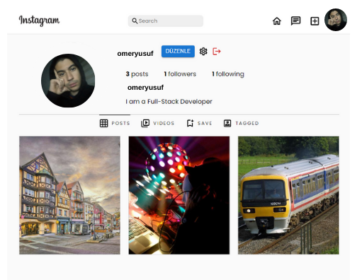 Github Omeryusufsorhun Instagram Clone