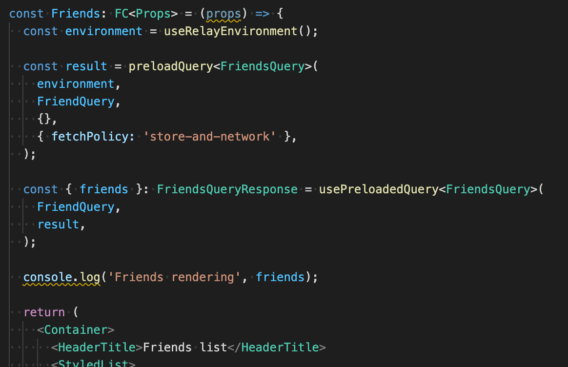 Data rendering is not smooth after relay query fetch. · Issue 3101
