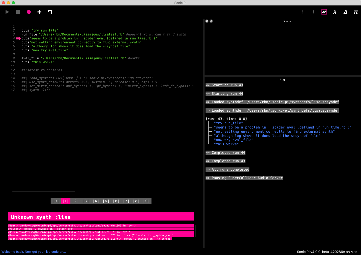 external synth definition file not working in conjunction with run_file