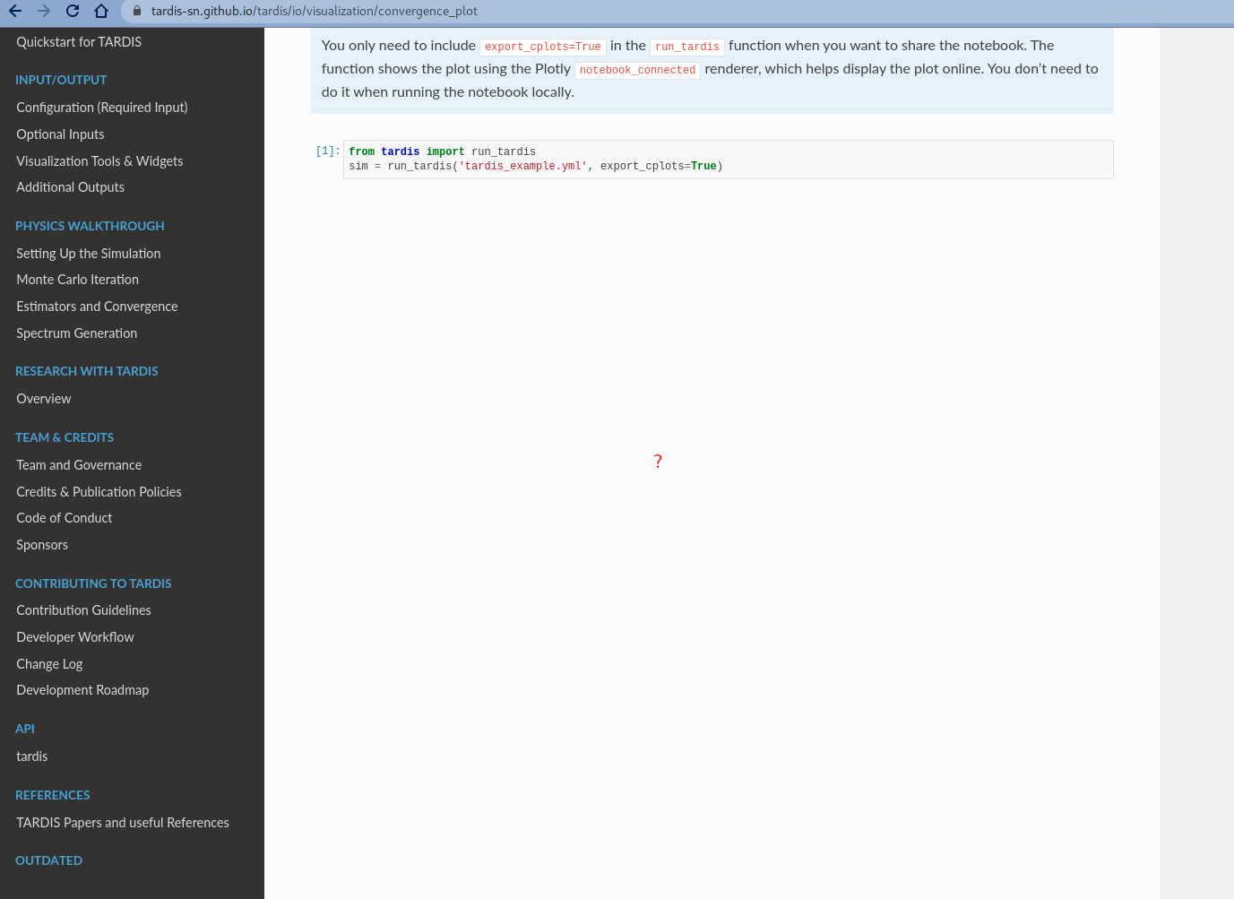 Convergence plots do not show up · Issue #1759 · tardis-sn/tardis · GitHub