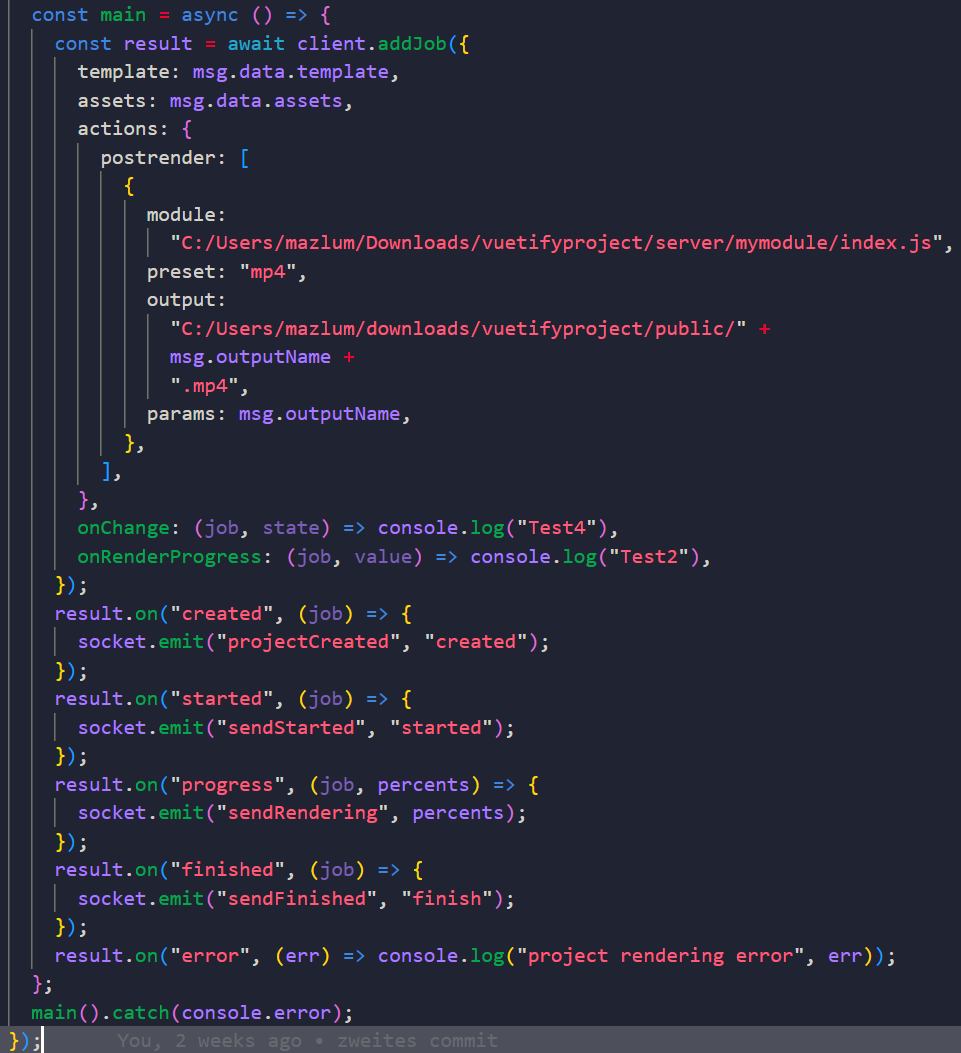show the Rendering Progress Value · Issue #783 · inlife/nexrender · GitHub
