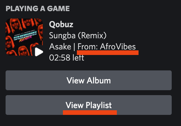 Discord Qobuz Screenshot