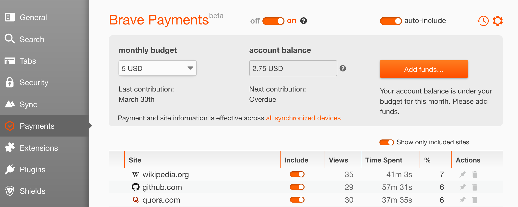 brave payments sync mockup 2