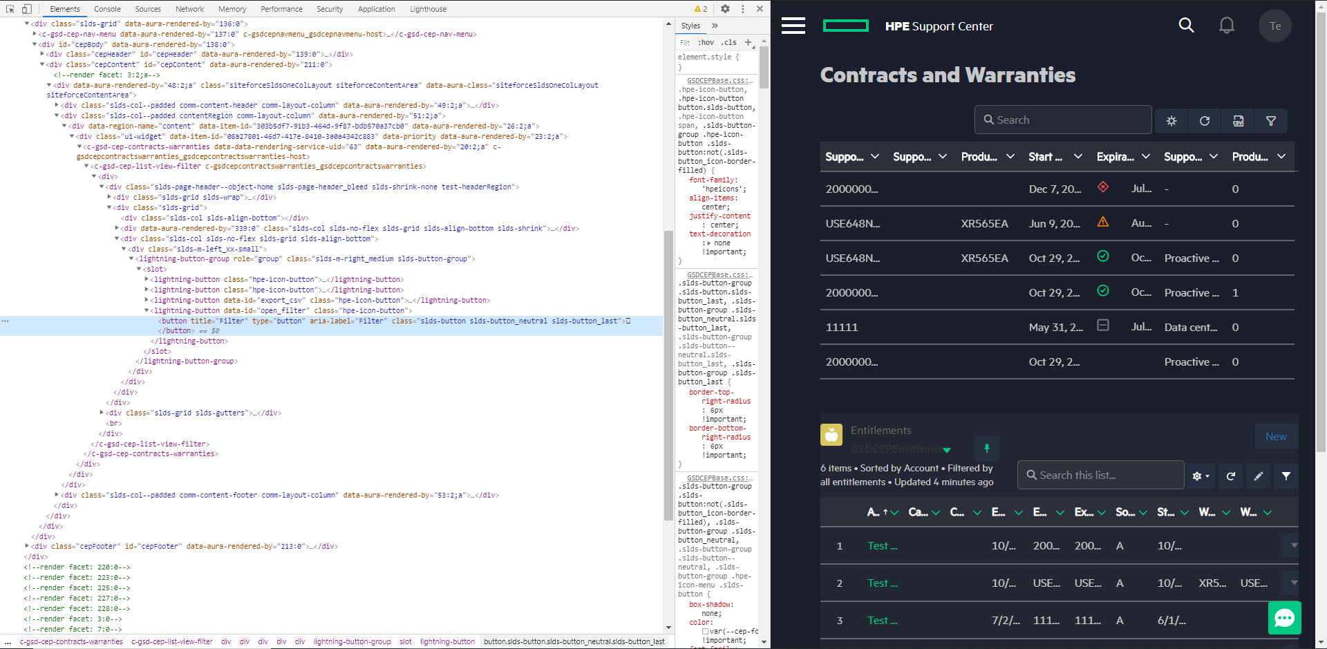 Chrome can't find a button in the DOM using CSS Selector · Issue #1989 ...