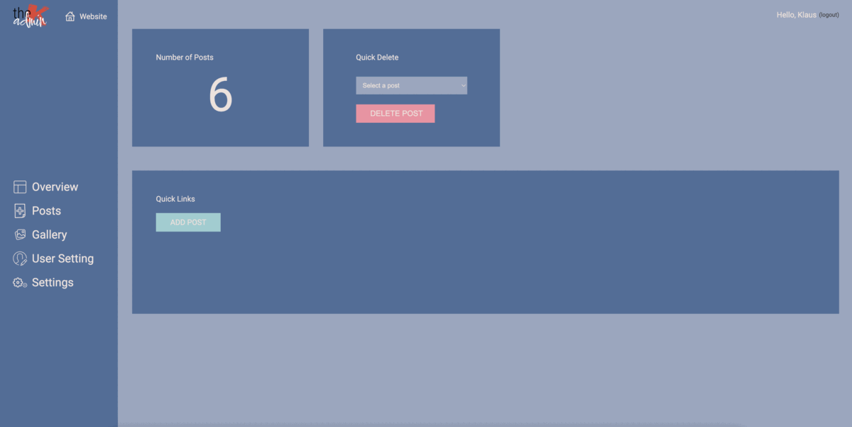 GitHub - claudiugubernu/The-K-Blog: A fully functional CMS for a ...