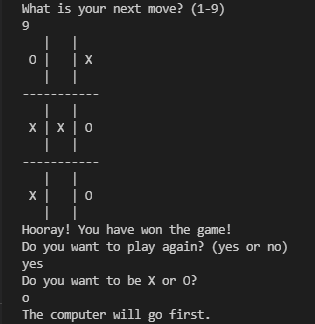 GitHub - sirlupinwatson/pythonTickTacToeGame: Mini Tick Tac Toe Game ...