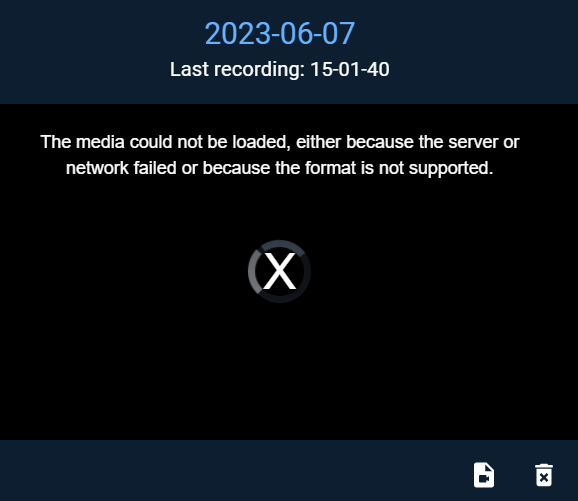 Unable To Play Recordings On Chrome Issue 618 Roflcoopter viseron