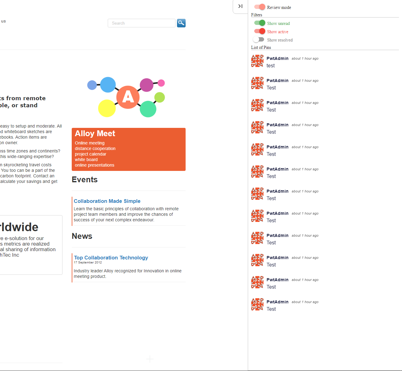 Browser scrollbar disappearing under expandable review panel · Issue