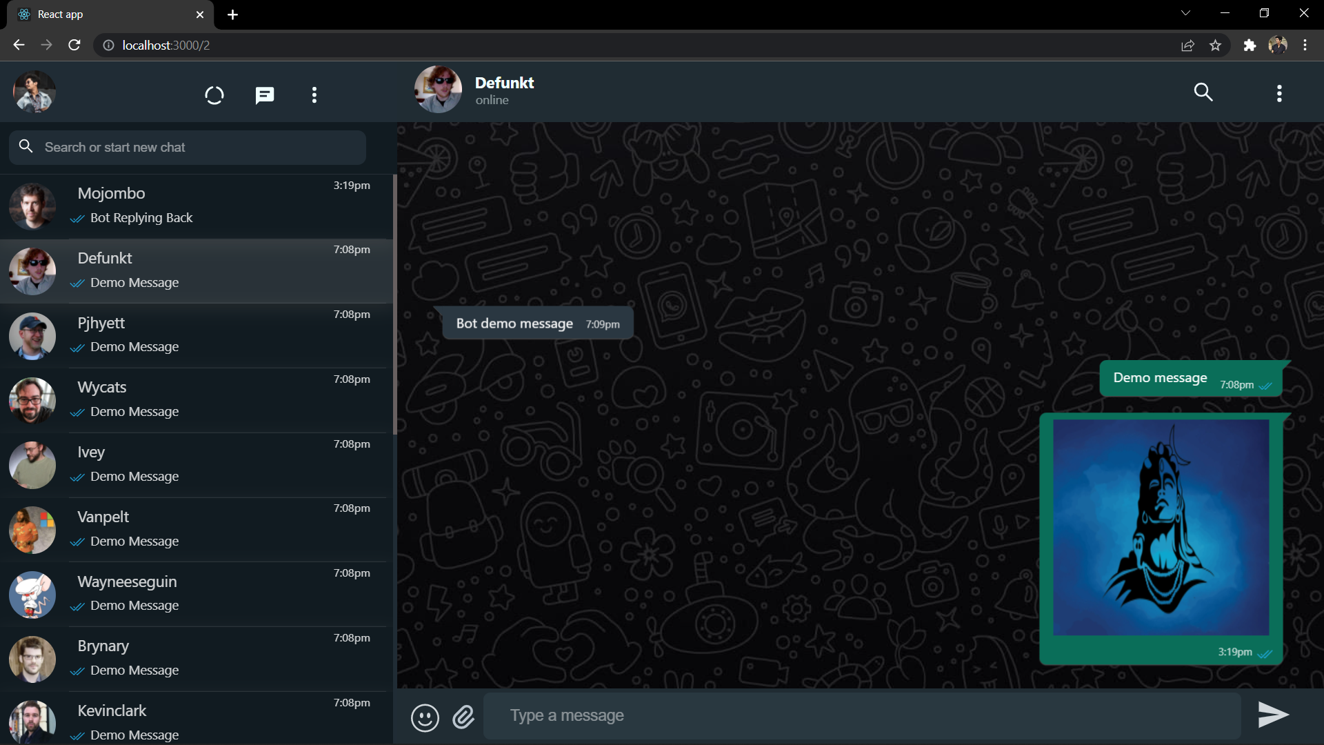 GitHub - nischithmk/whatsapp-clone